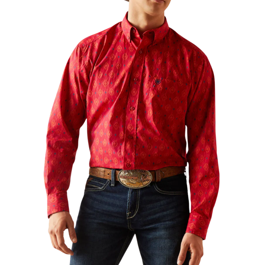 Ariat Men's Parsons Classic Red Shirt