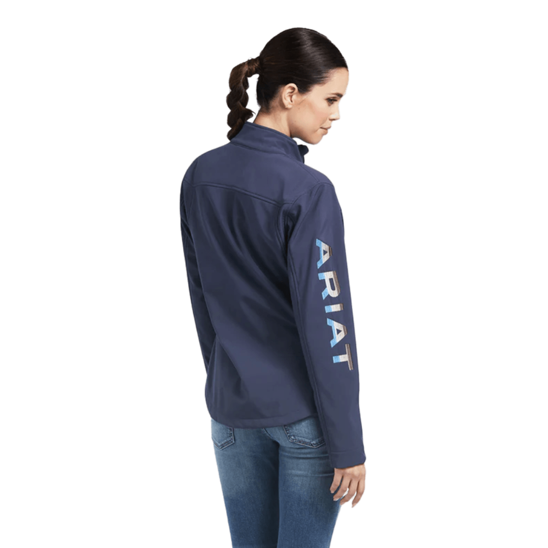 Ariat Women's Nights Desert Dusk Serape Softshell Blue Jacket