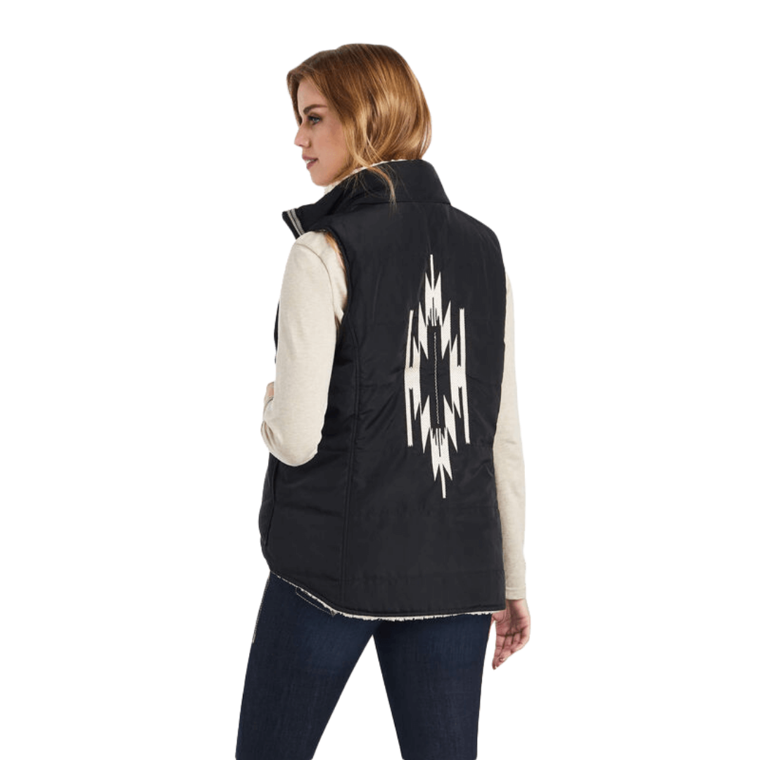 Ariat Women's Dilon Chimayo Black Vest