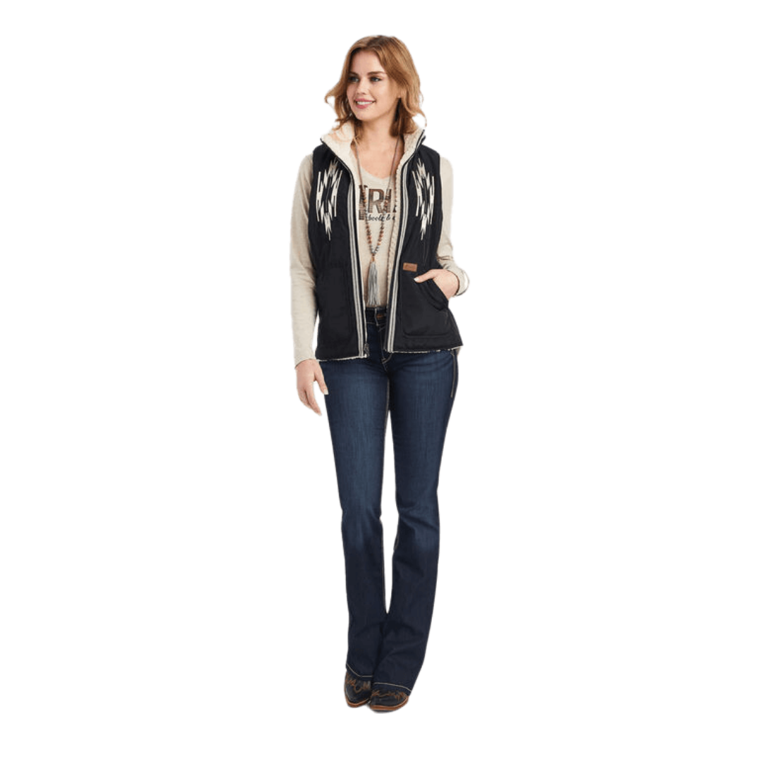 Ariat Women's Dilon Chimayo Black Vest