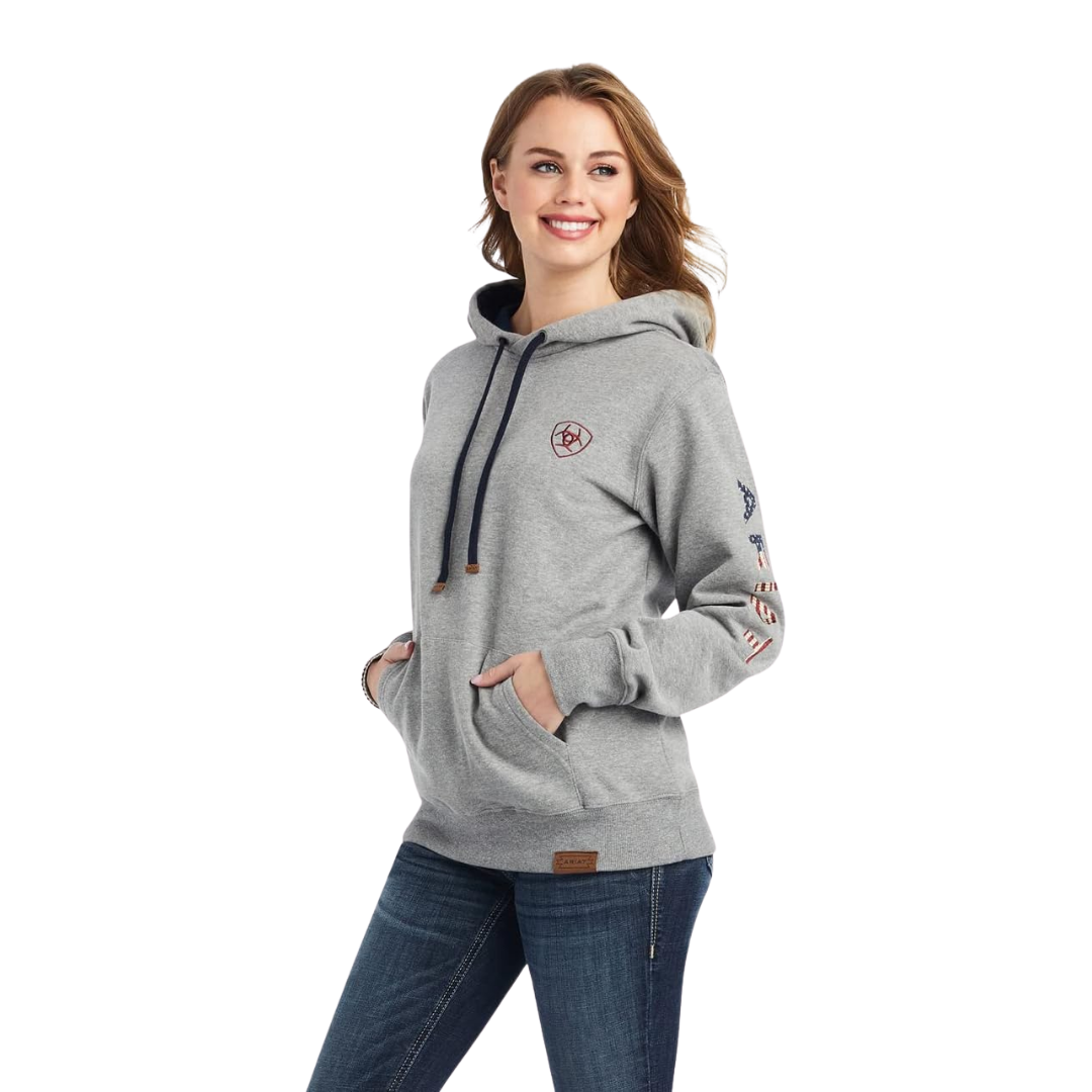 Ariat Women's Thunderbird Chimayo Grey Hoodie