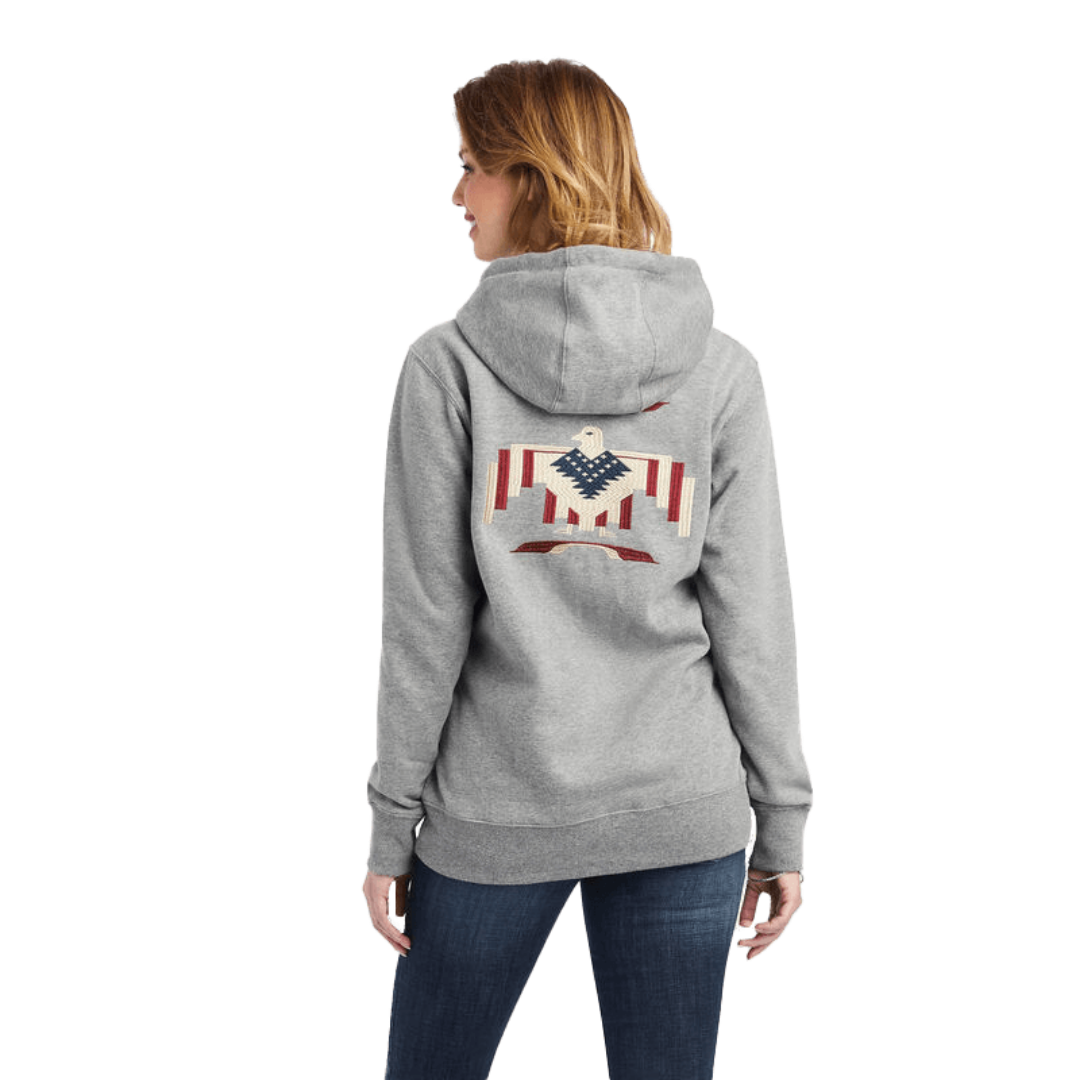 Ariat Women's Thunderbird Chimayo Grey Hoodie