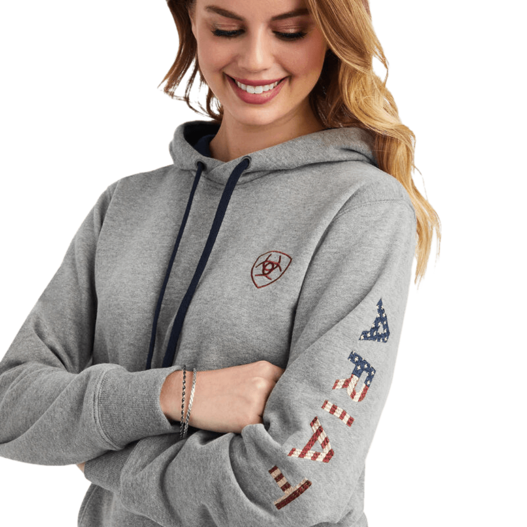 Ariat Women's Thunderbird Chimayo Grey Hoodie