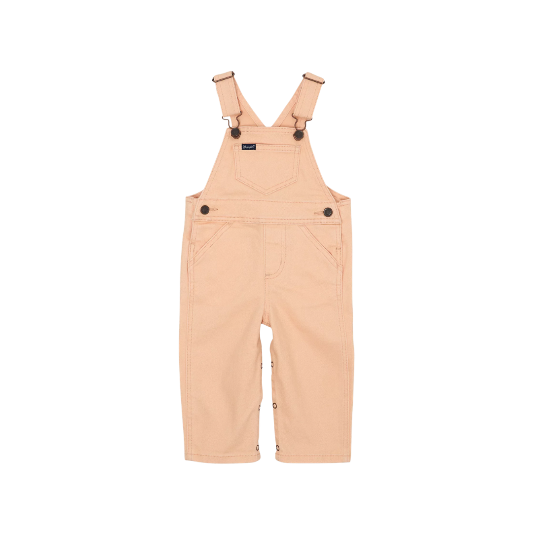 Wrangler Toddler Girl's Denim Pink Overall