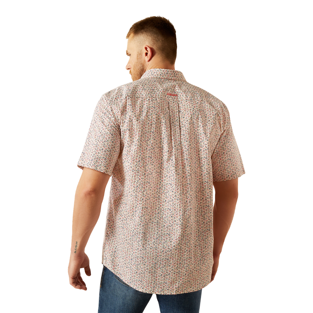 Ariat Men's Chapman Classic Fit Red Print Shirt