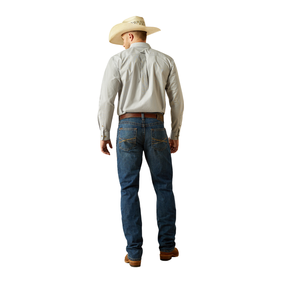 Ariat Men's M4 Norwich Newton Straight Denim Blue Jeans