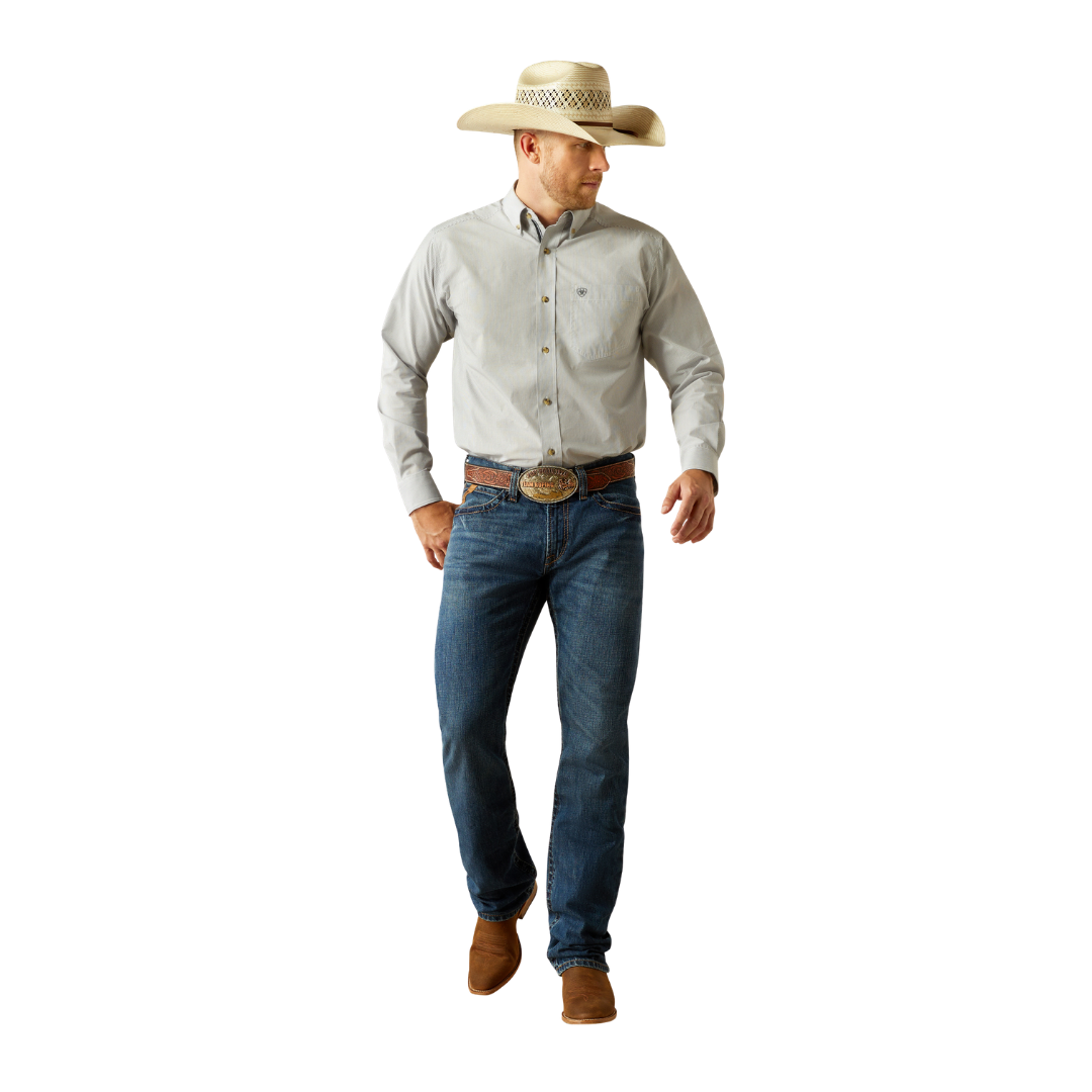 Ariat Men's M4 Norwich Newton Straight Denim Blue Jeans