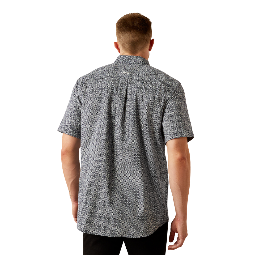 Ariat Men's Wrinkle Free Octavius Blue Shirt