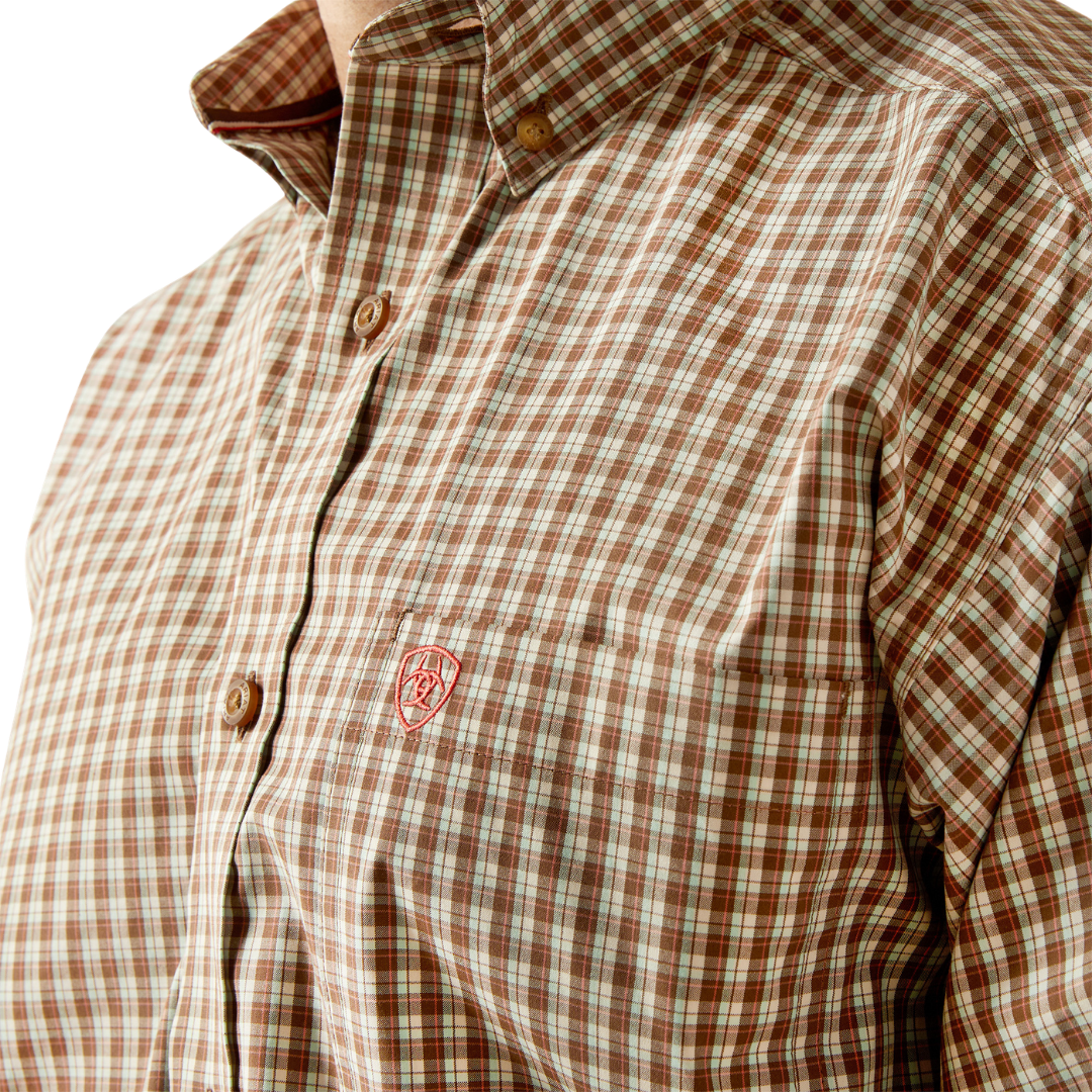 Ariat Men's Pro Cassius Brown Shirt
