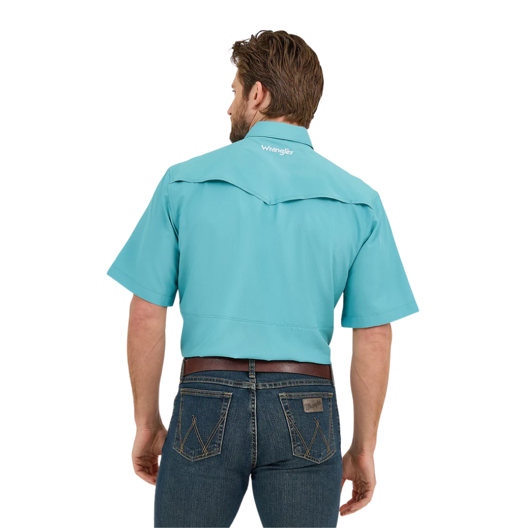 Wrangler Men's Performance Snap Short Sleeve Shirt