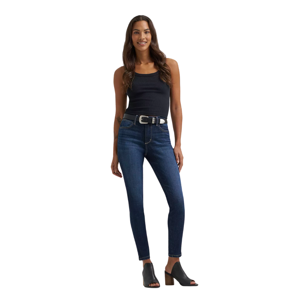 Wrangler Women's Bespoke High Rise Skinny Blue Jean