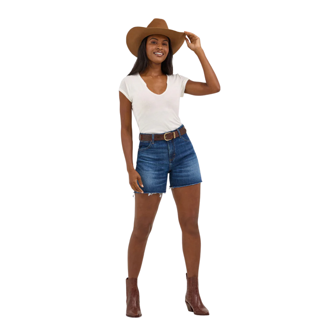 Wrangler Women's Cowboy Samantha Blue Shorts