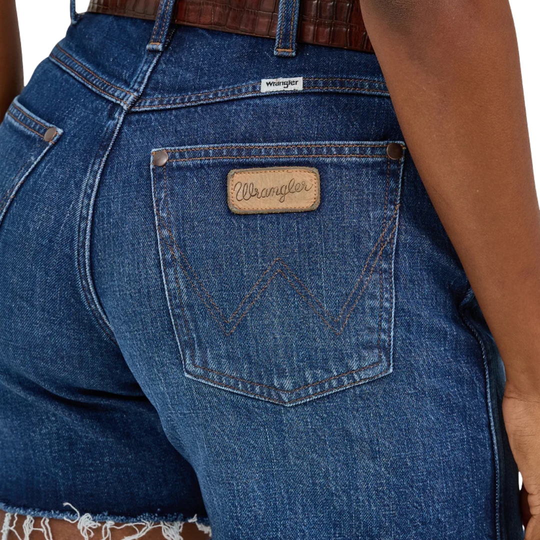 Wrangler Women's Cowboy Samantha Blue Shorts