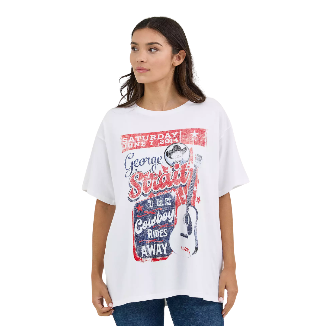 Wrangler Women's George Strait Bright White Shirt