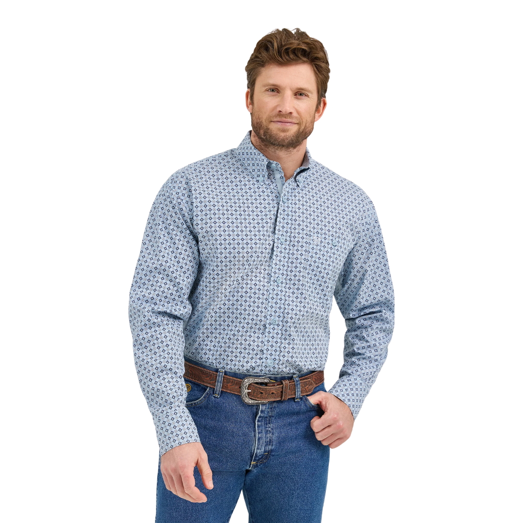 Wrangler Men's George Warm Blue Shirt