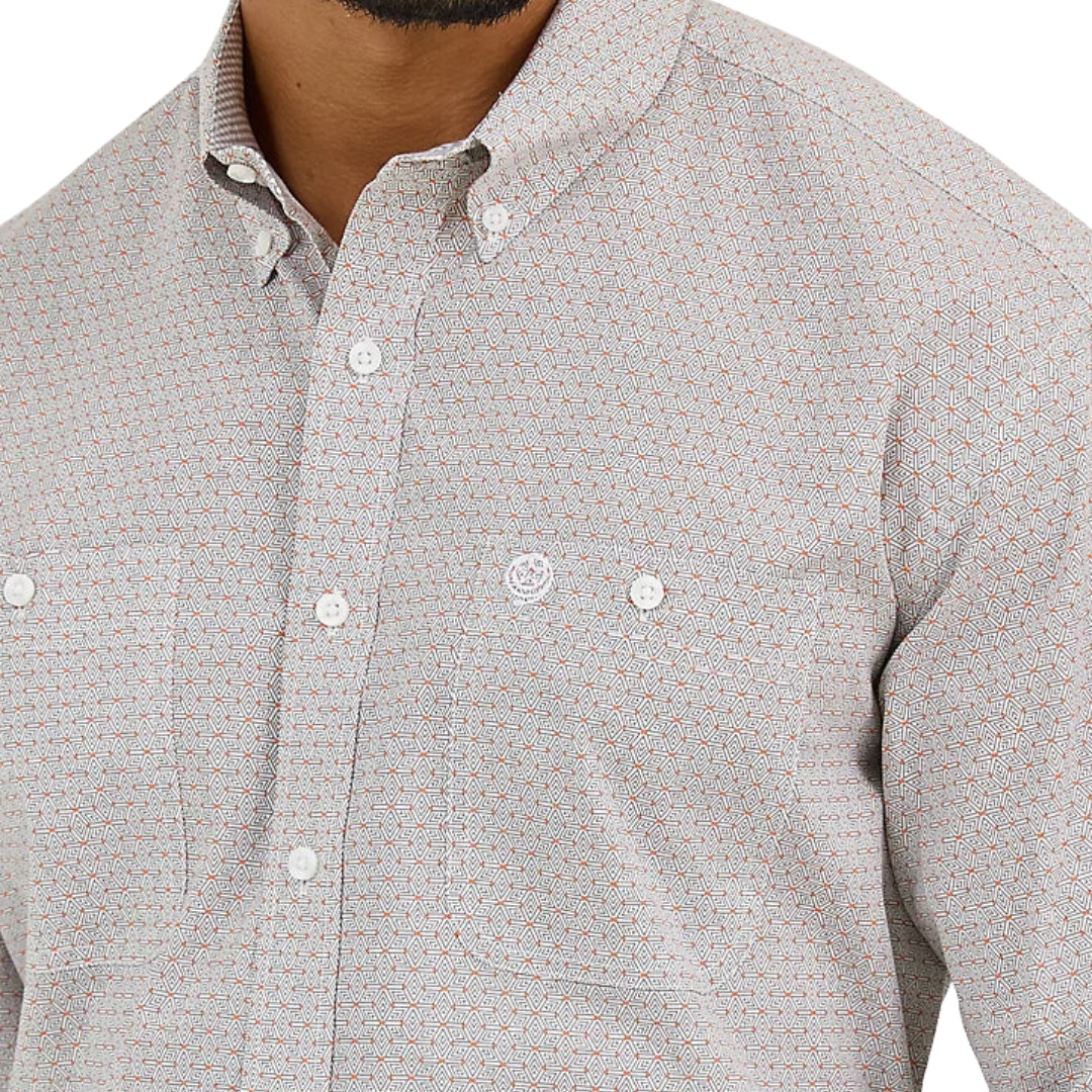 Wrangler Men's George Strait Grey Shirt