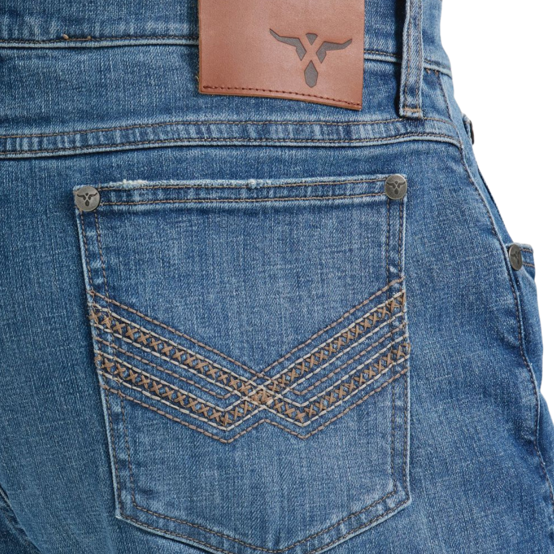 Wrangler Men's 20X No. 42 Scottsdale Vintage Bootcut Blue Jean