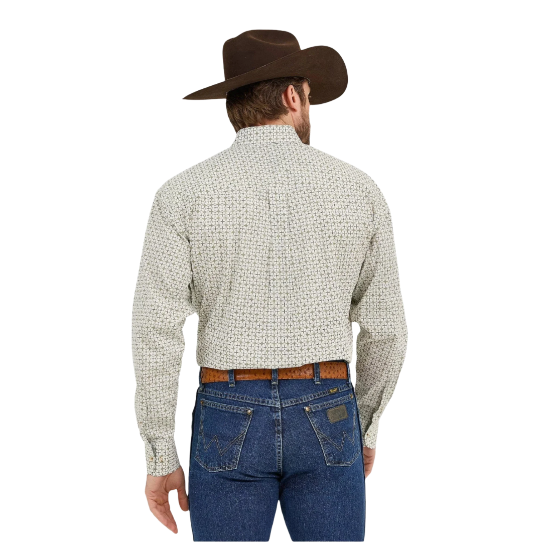 Wrangler Men's George Woven Tan Shirt
