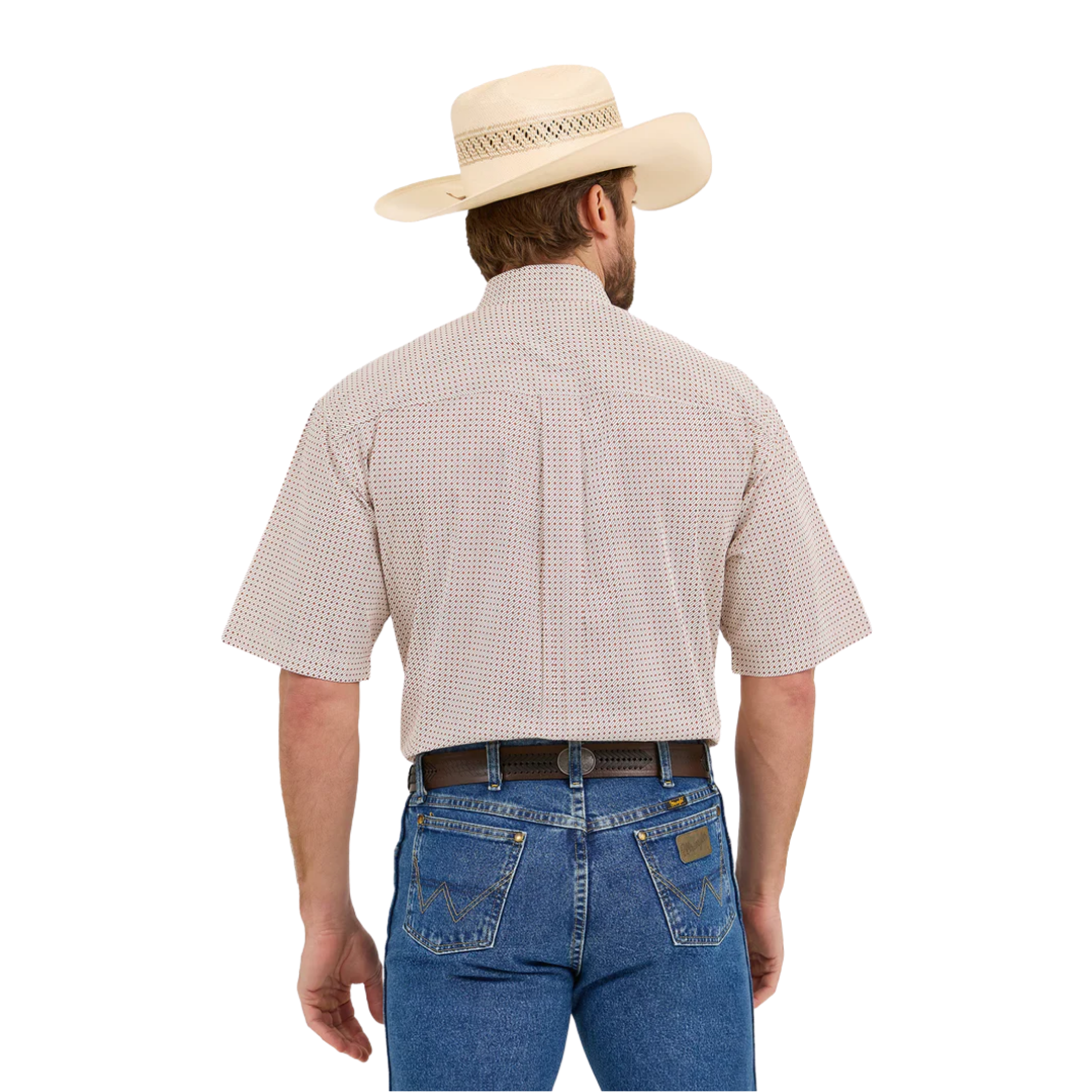 Wrangler Men's George Strait Umber Orange Shirt