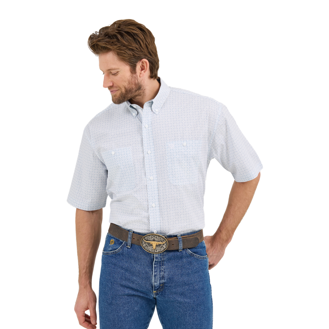Wrangler Men's George Dusty Blue Shirt