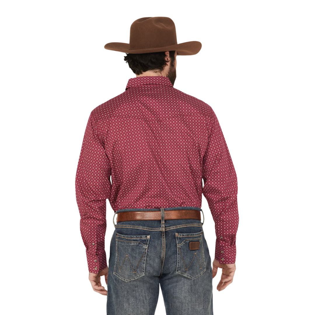 Wrangler Men's 20x Snap Red Shirt