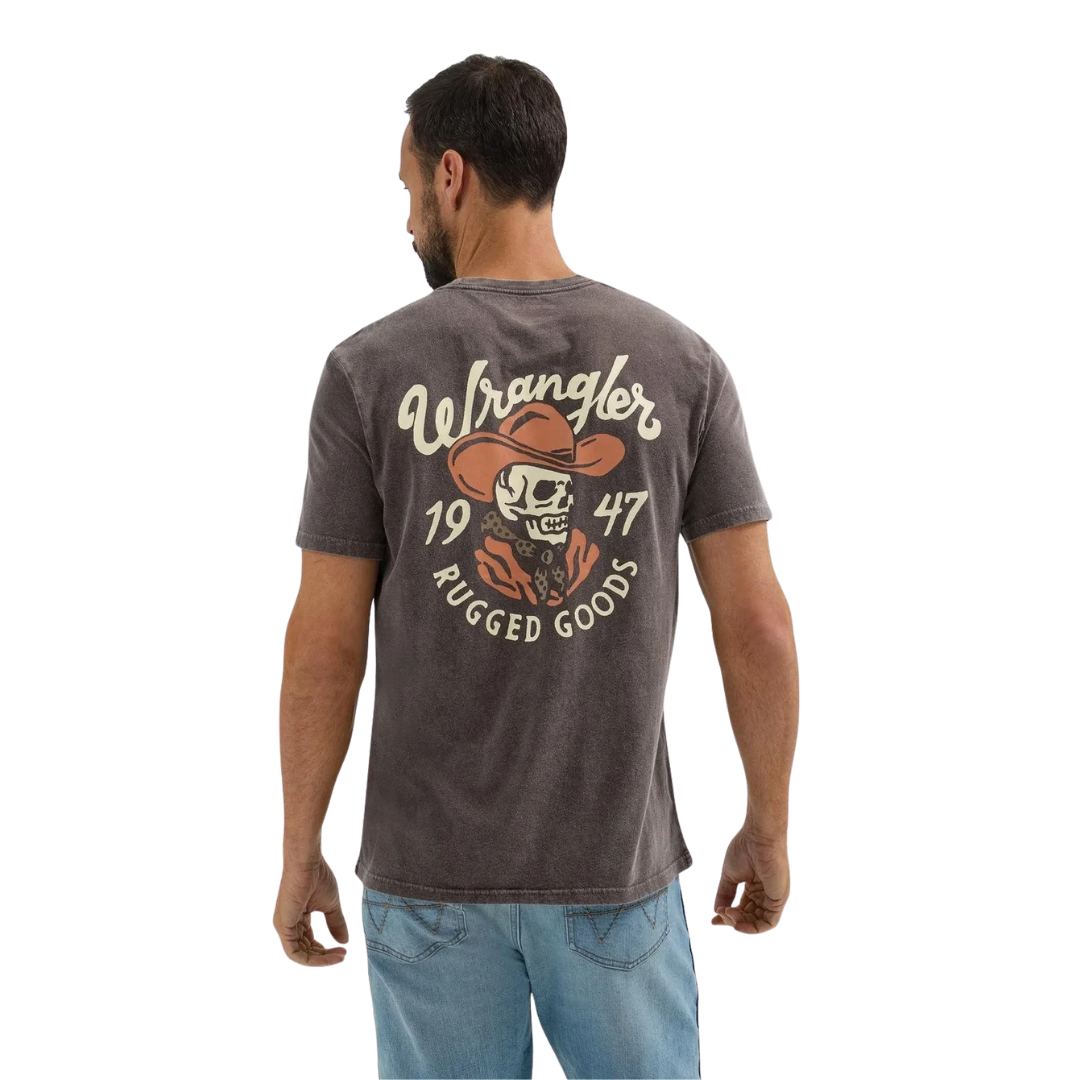 Wrangler Men's Graphic Brown Shirts