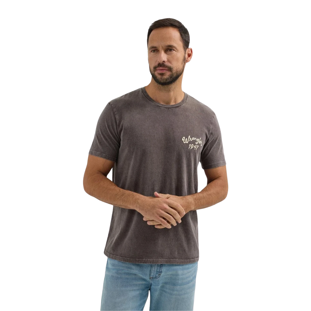 Wrangler Men's Graphic Brown Shirts