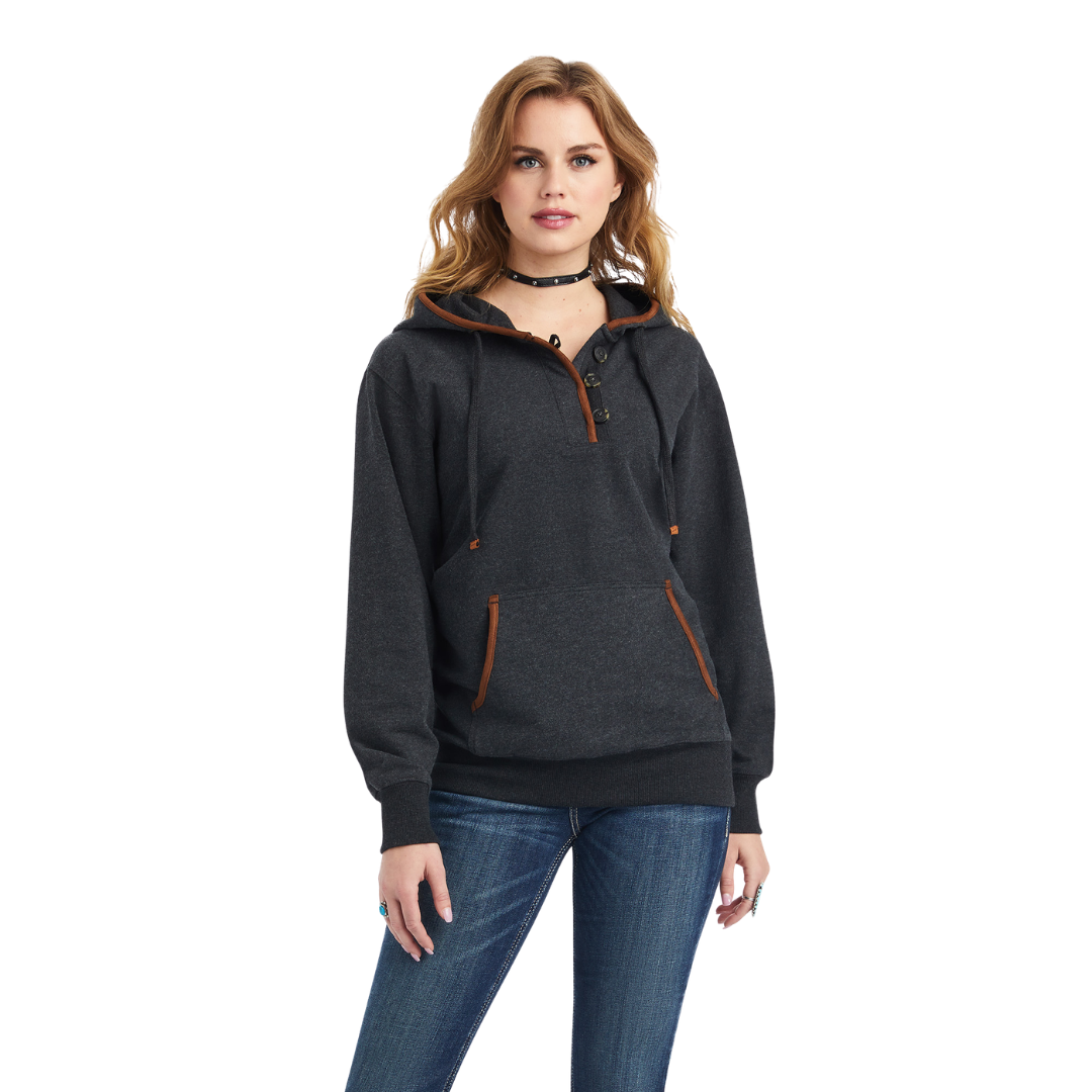 Ariat Women's Heather Charcoal Real Grey Hoodie