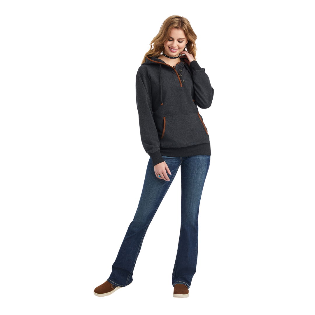 Ariat Women's Heather Charcoal Real Grey Hoodie