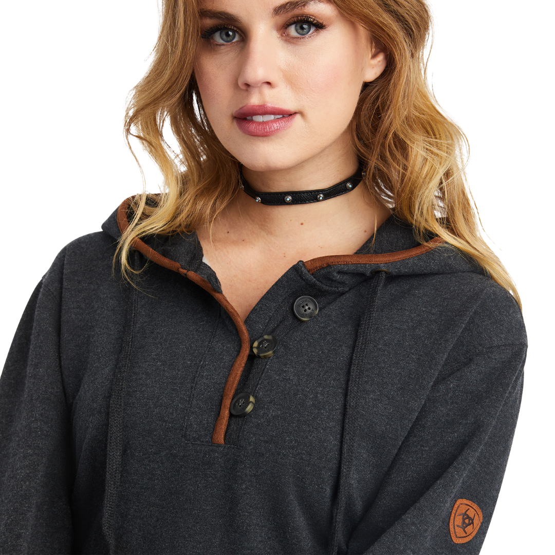 Ariat Women's Heather Charcoal Real Grey Hoodie