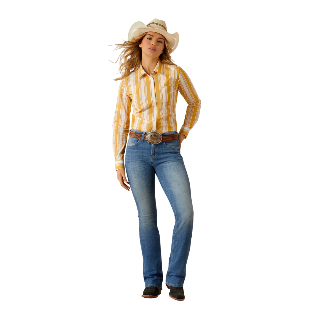 Ariat Women's Kirby Stretch Nugget Stripe Button Down Shirt