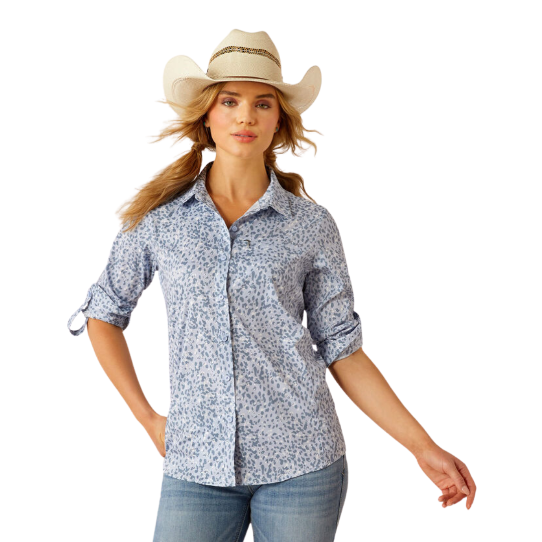 Ariat Women's VentTEK Stretch Blake Leopard Print Shirt