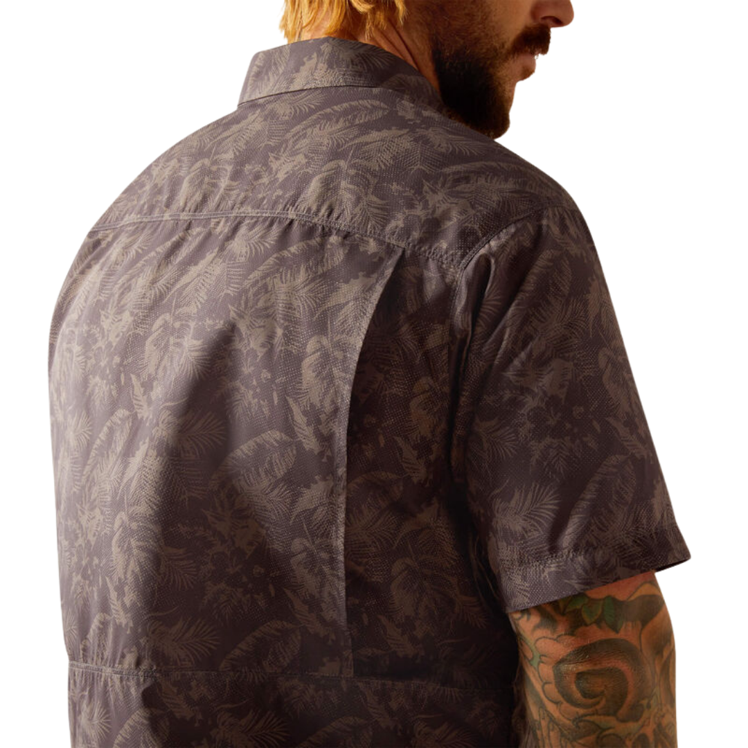 Ariat Men's VentTEK Outbound Classic Fit Shirt Nine Iron