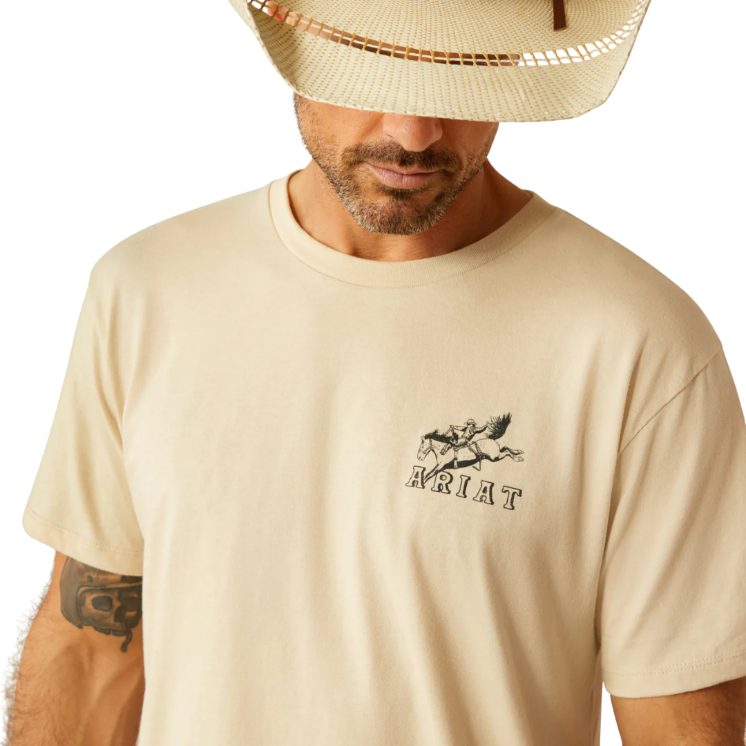 Ariat Men's Bronc Ridin Heritage Beige Shirt