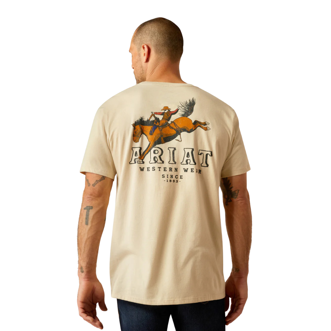Ariat Men's Bronc Ridin Heritage Beige Shirt