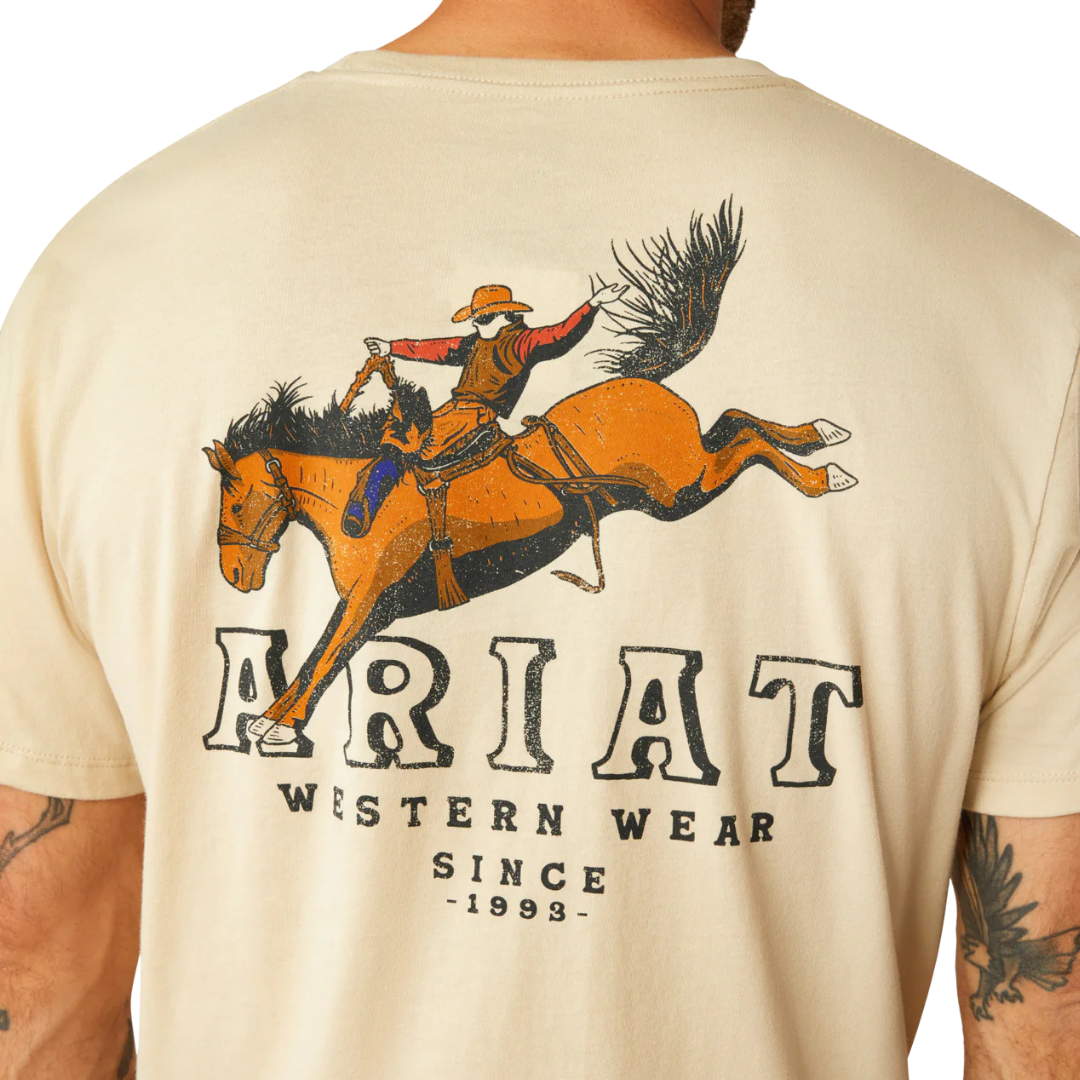 Ariat Men's Bronc Ridin Heritage Beige Shirt