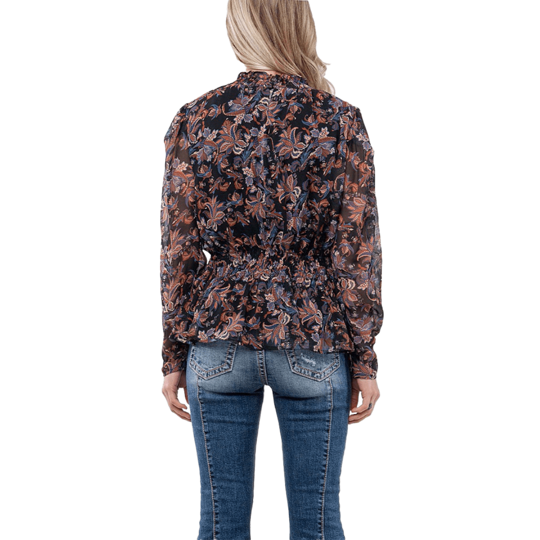 Miss Me Women's Smock Blouse