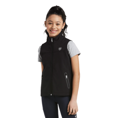 Ariat Youth New Team Black Softshell Vest