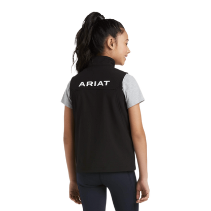 Ariat Youth New Team Black Softshell Vest