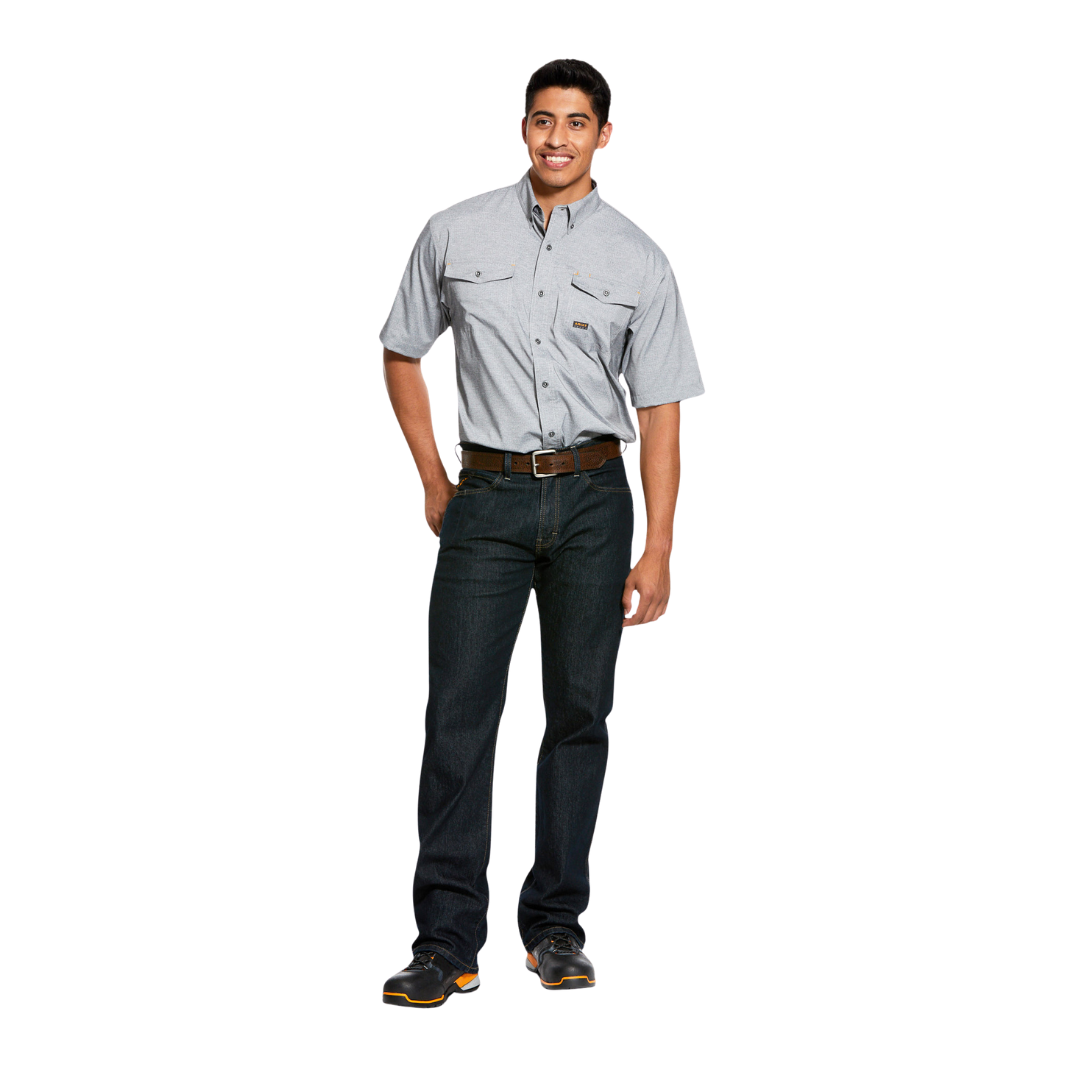 Ariat Rebar Made Tough Venttek Durastretch Work Shirt