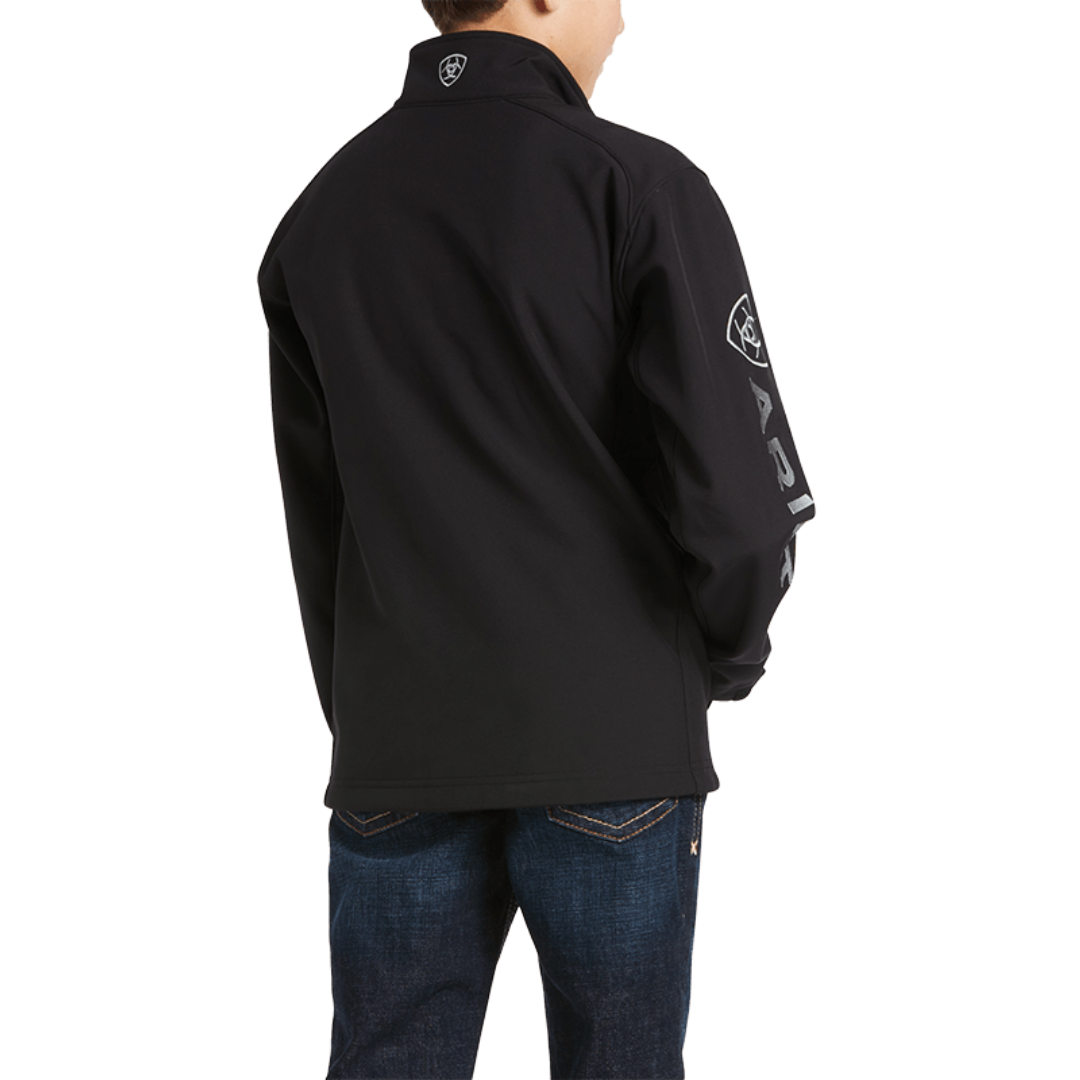 Ariat Youth Boy's Logo 2.0 Softshell Black Jacket