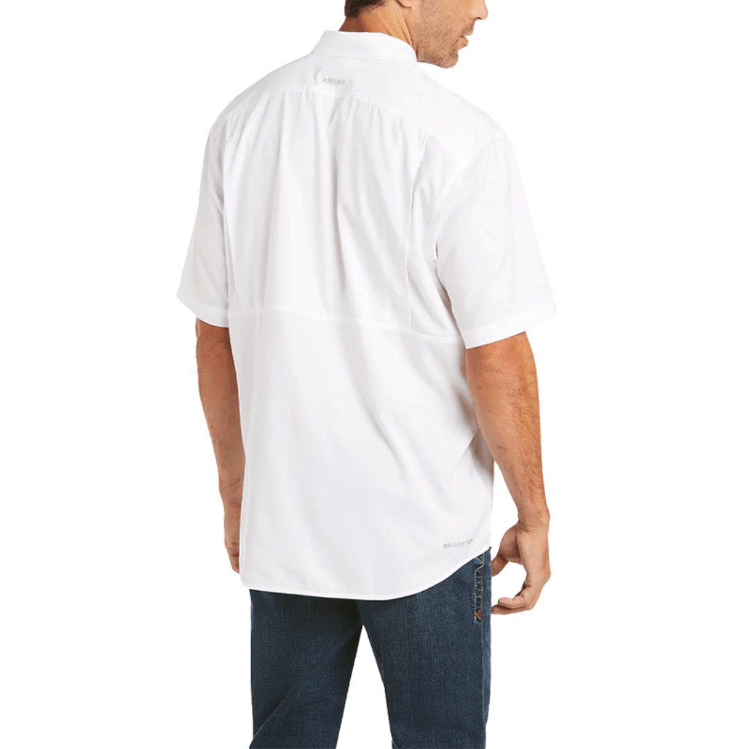 Ariat Men's VentTek Classic Fit White Shirt