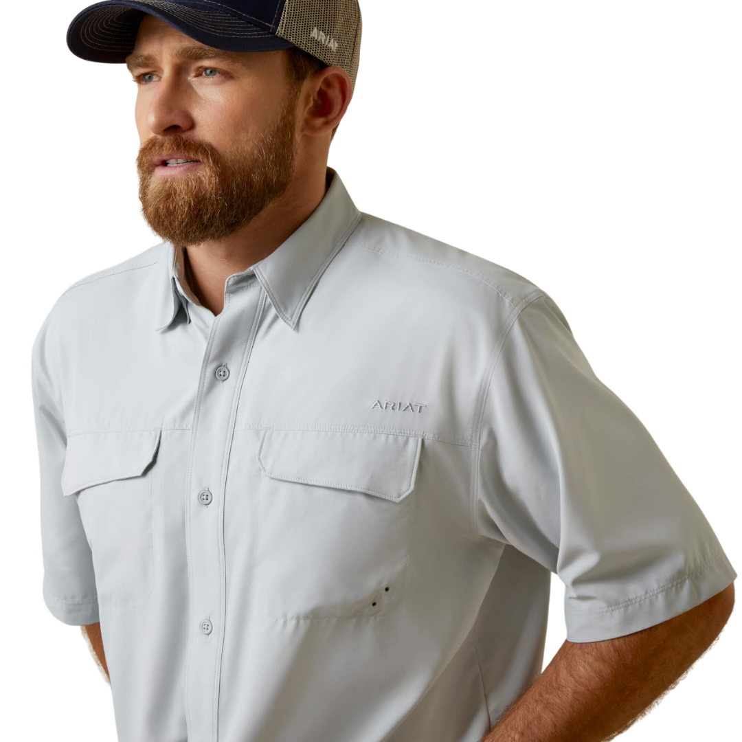 Ariat Men's Pearl Outbound Classic Fit Blue Shirt