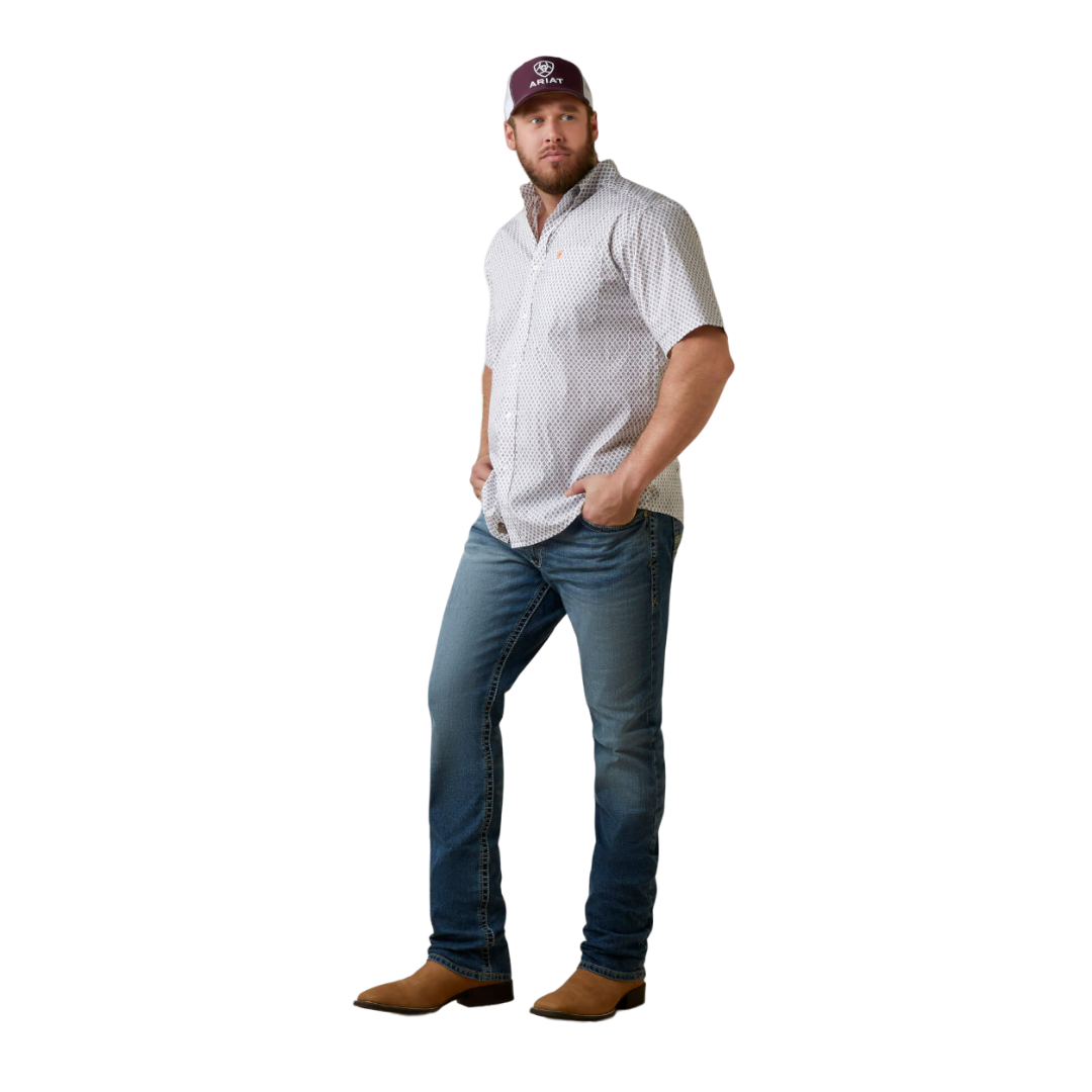 Ariat Men's Mayson Classic Fit White Shirt