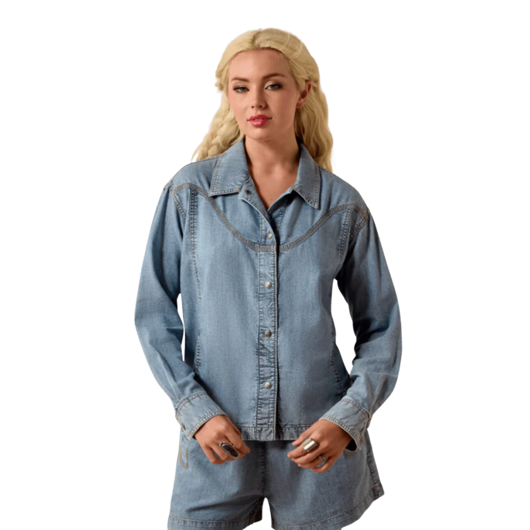 Ariat Women's Denim Bonfire Shirt Jacket