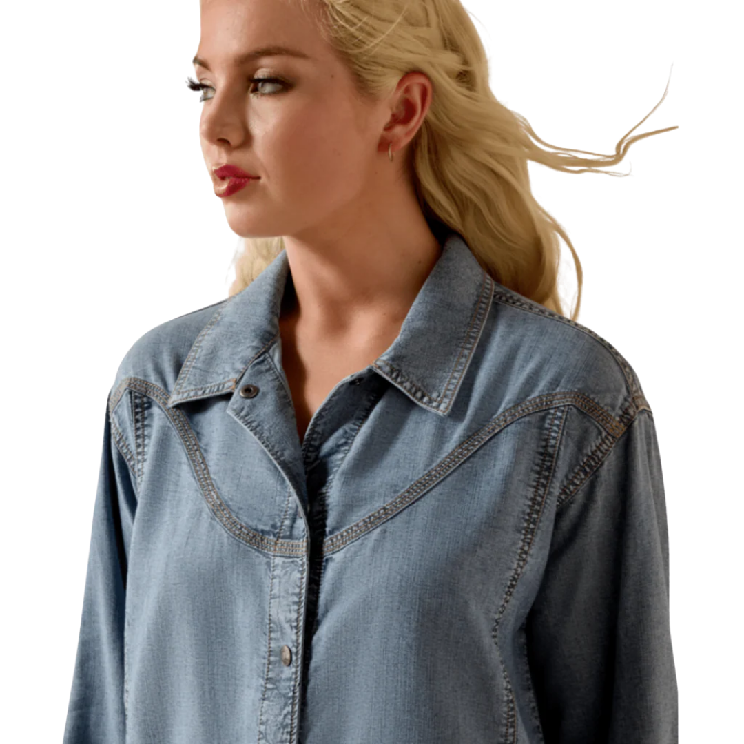 Ariat Women's Denim Bonfire Shirt Jacket