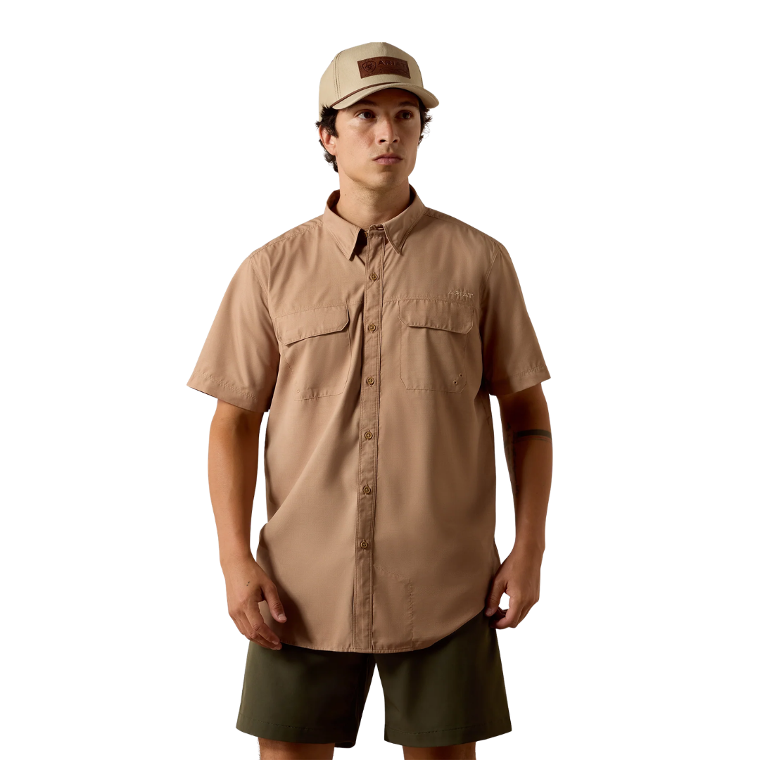 Ariat Men's Printed VentTEK Outbound Brown Shirt