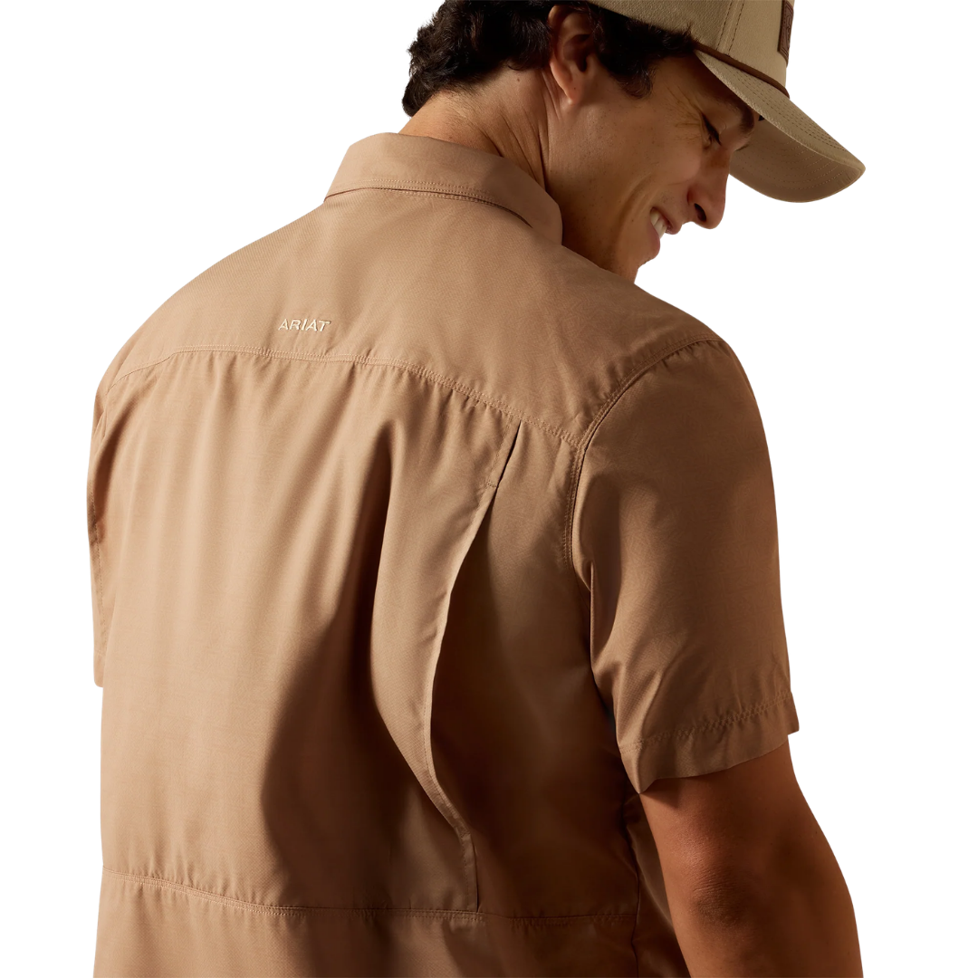 Ariat Men's Printed VentTEK Outbound Brown Shirt