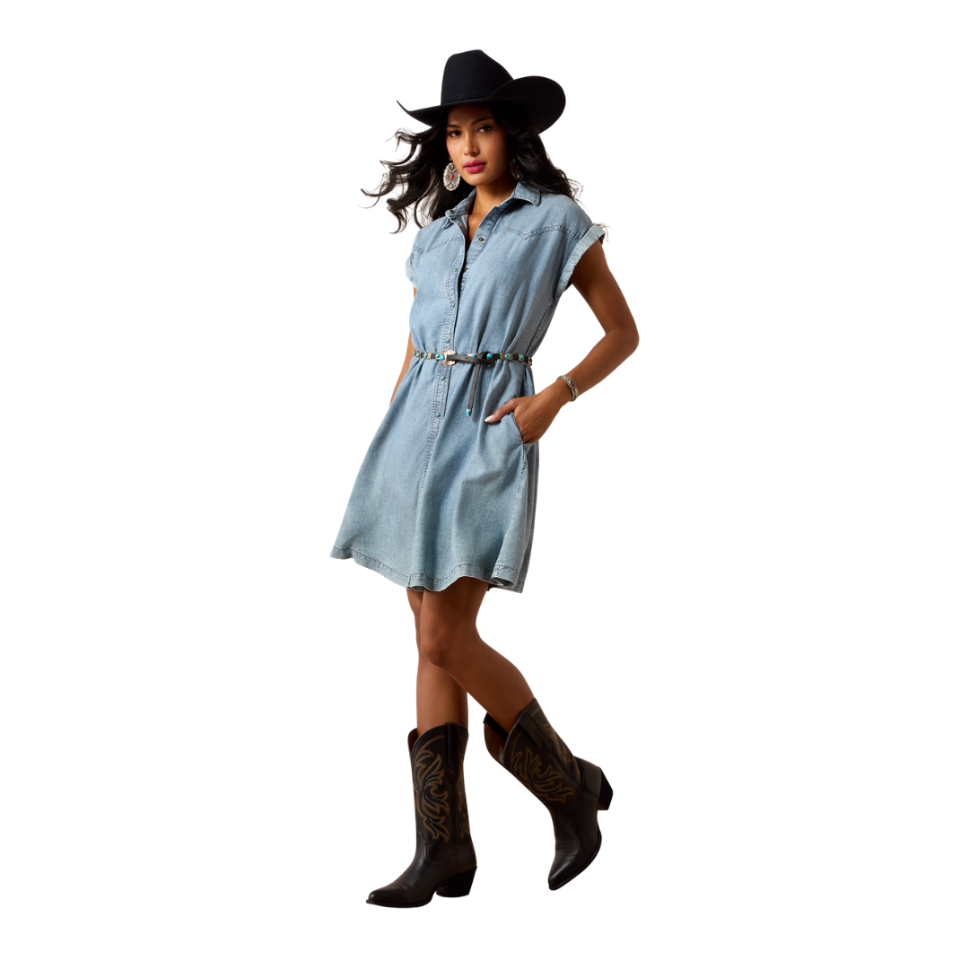 Ariat Women's Blue Denim Hampton Dress