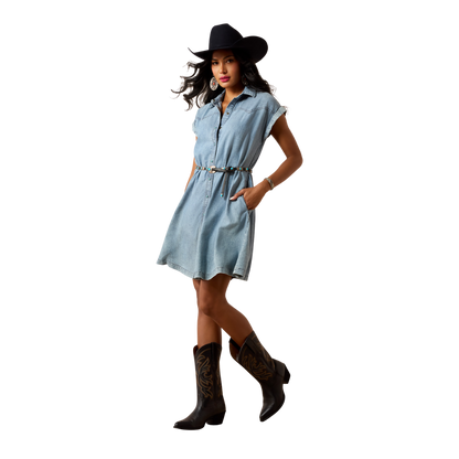Ariat Women's Blue Denim Hampton Dress